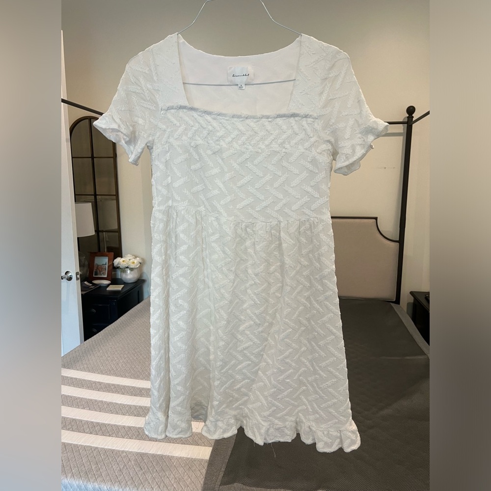 White Anthropologie Mini Dress